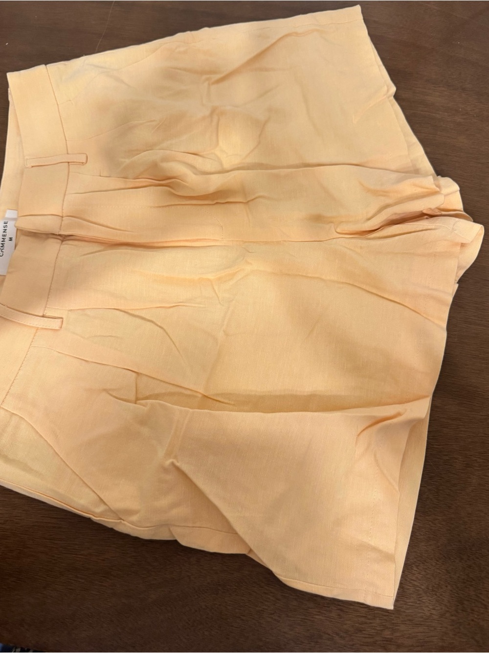 Cotton & Linen Pocket Detail Shorts - Picture 7 of 7